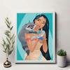 Diamond Painting Princess Indian Princess Pocahontas Diamond Mosaic Elsa Mulan Cross Stitch Home Decoration