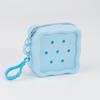 Soft Silicone Zipper Coin Purse Stain Resistant Multi Card Slot Holder Mini Money Pouch for Vacation Trips