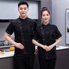 Short-sleeved Chef Uniform Thickened Kitchen Cook Shirts Portable Chef Jacket  Restaurant
