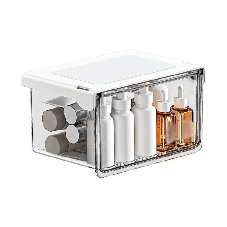 

Stackable Plastic Cosmetic Drawer Organizers System Visible Contents Design For Compact Spaces Under Sink S