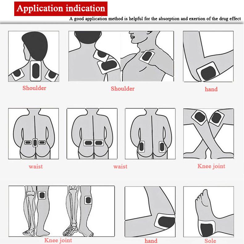 Tiger Joint Pain Relief Patch Gips Knie Rücken Körper Gelenke Schmerzlinderung Stick 8patches/tasche