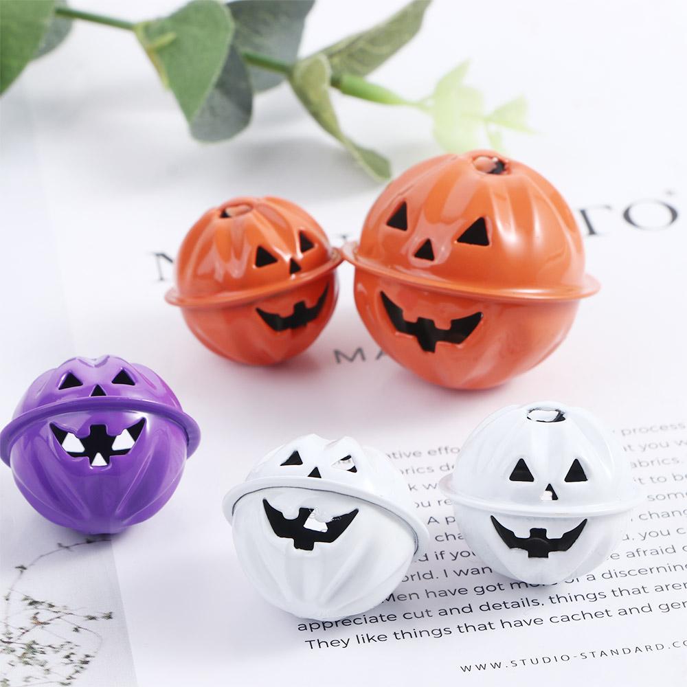 Ghost Face Wind Chime Material Pumpkin Head Shape Halloween Decor Kid Gift Metal Bell Pumpkin Bells