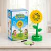 Automatic Bubble Machine with Light and Music Electric Outdoor Bubble Blower for Camping Garden Yard Fun Toy with Rechargeable Battery and Stand