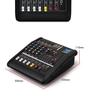 All-in-One 4/6 Channel Professional Mixer Amplifier with High Power, Reverb, and Equalizer for Stage and Wedding Performances