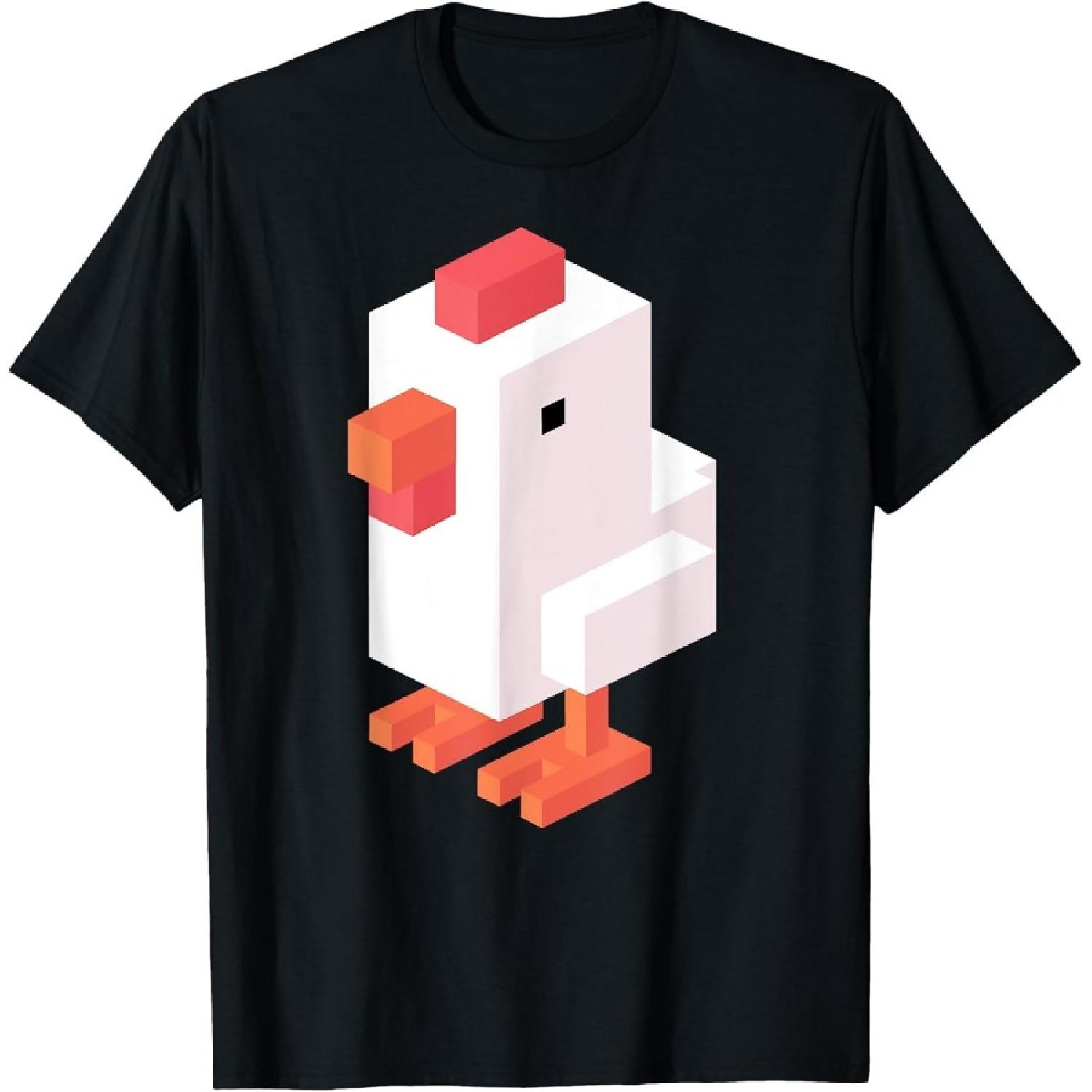 Crossy Road Chicken Classic T-Shirt - Female Large - Silver XXXXXL разноцветный