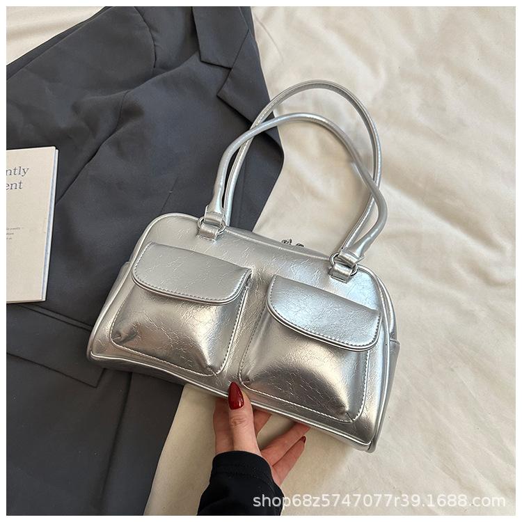 Koreanische Version 2025 neue Pendler-Umhängetasche Nische Achselhöhle große Kapazität Multi-Taschen Nischendesign Tasche für Frauen