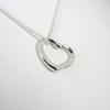 [Used] TIFFANY 925 Open Heart Pendant/Necklace/g507-47