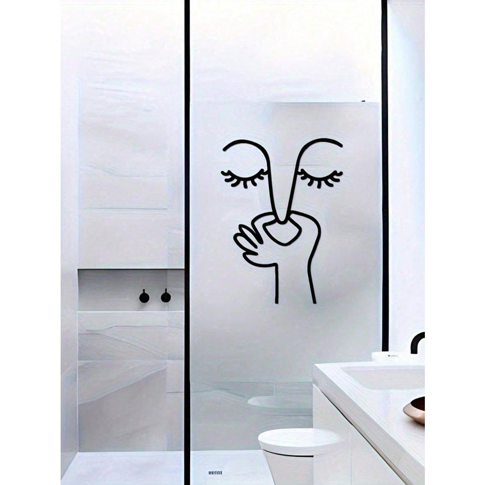 Funny Bathroom Sign Minimalist Toilet Wall Art Modern Powder Room Decor Housewarming Gift Trending Viral Bathroom Accessory