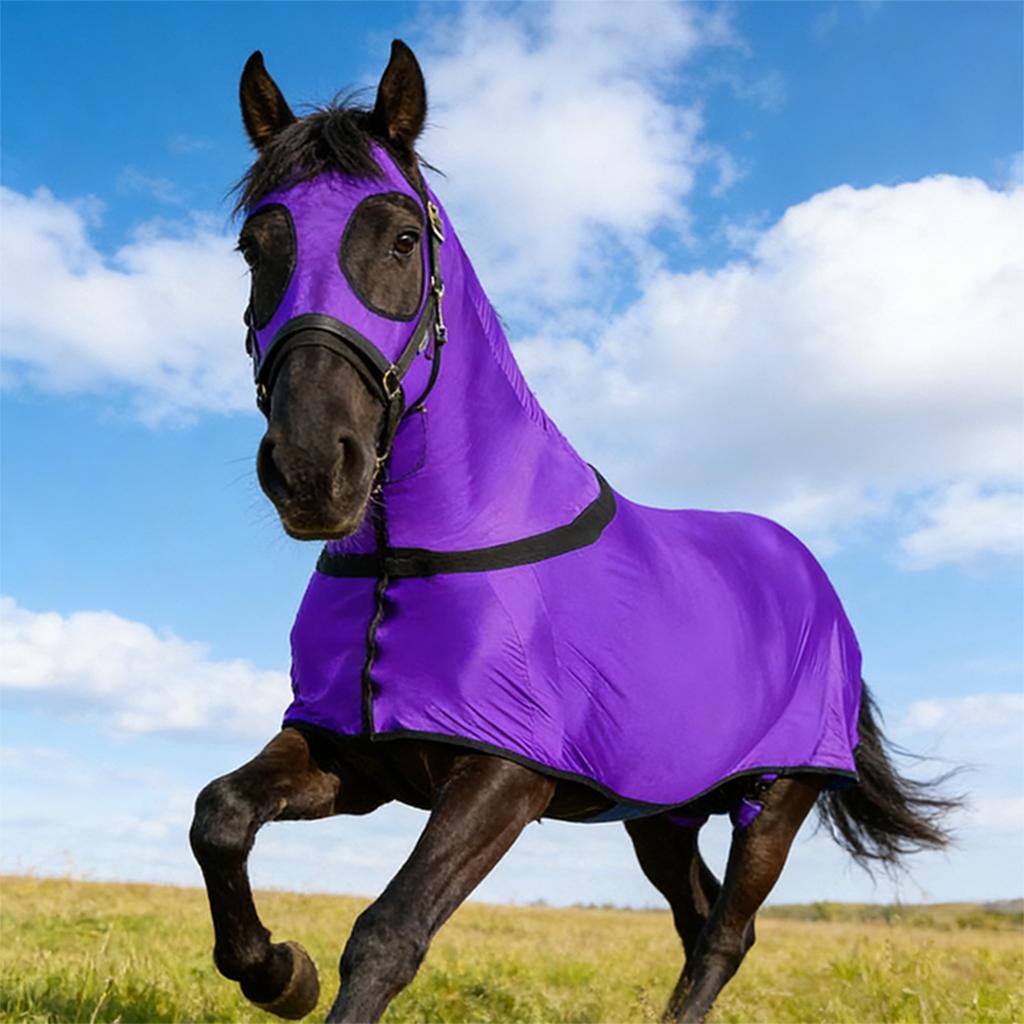 Horse Sheet - Breathable Equine Body Cover For Stable Use, Transport & Daily Grooming | Lightweight Fabric With Adjustable Fasteners | Against D