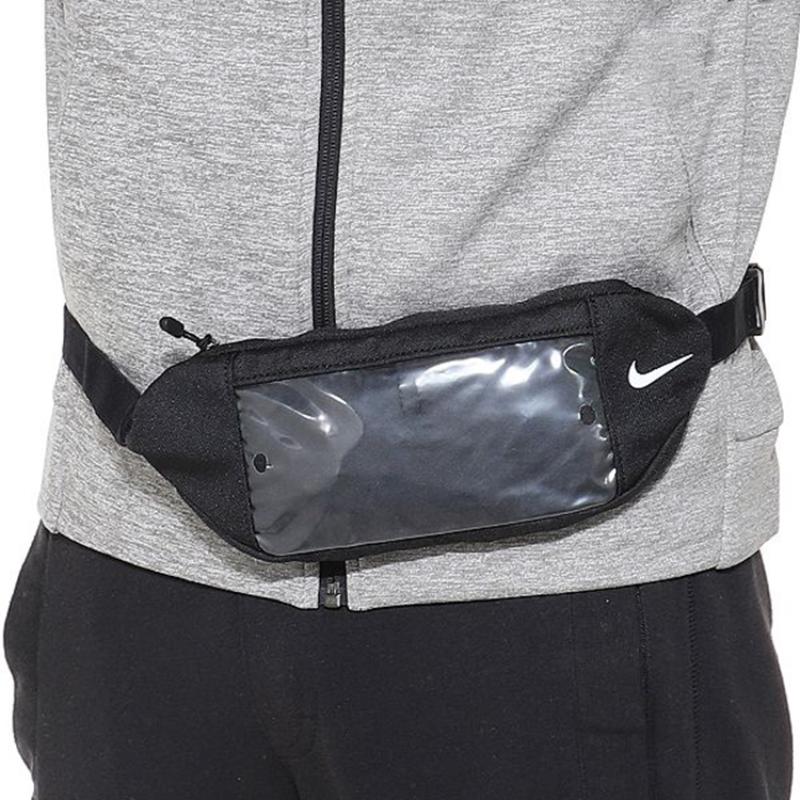 Nike Polyurethane Fanny Pack Unisex Black Casual AC4443-082