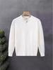 2025 Trendy Autumn/Winter Knitwear: Solid Color, Versatile Mature Style, Thin & Casual Loose Sweater