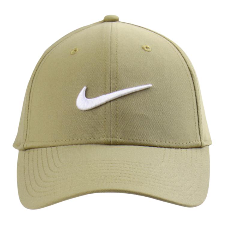 Nike Logo Design Recycled Polyester Cap Unisex Cap Khaki FB5625-247