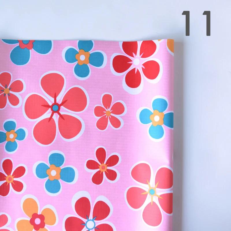 Waterproof 210D Oxford Cloth Fabric Cartoon Pattern Rain-proof Oil-proof Oxford Fabric For DIY Plastic Table Cloth Raincoat Bag