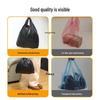 Large Black Portable Thick Garbage Bags for Kitchen and Office Use