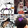 Spider Hair Clips For Halloween Black Purple Large Spider Claw Clips For Thick Thin Hair Decorations