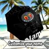 Custom Name Personalized Labubu Print Umbrella, Auto Open Close, 8‑Rib Sturdy Frame, Commute Camping Hiking Use, Birthday Gift