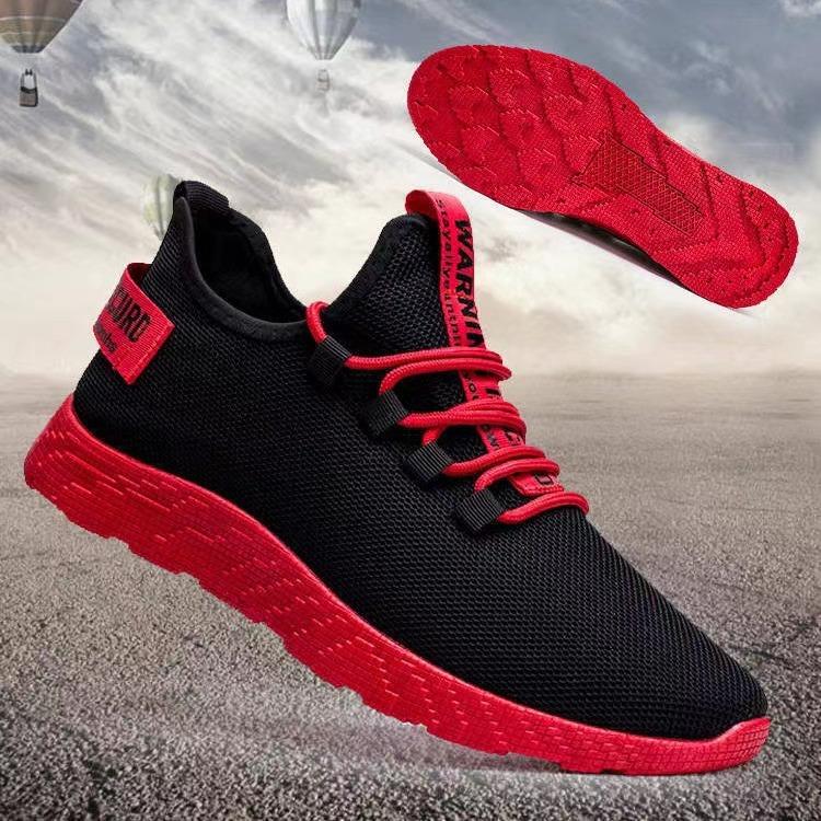 Vieilles chaussures en tissu de Pékin pour hommes, chaussures décontractées à lacets et à semelle souple, chaussures de travail basses respirantes, chaussures de papa d'âge moyen en tissu de coton