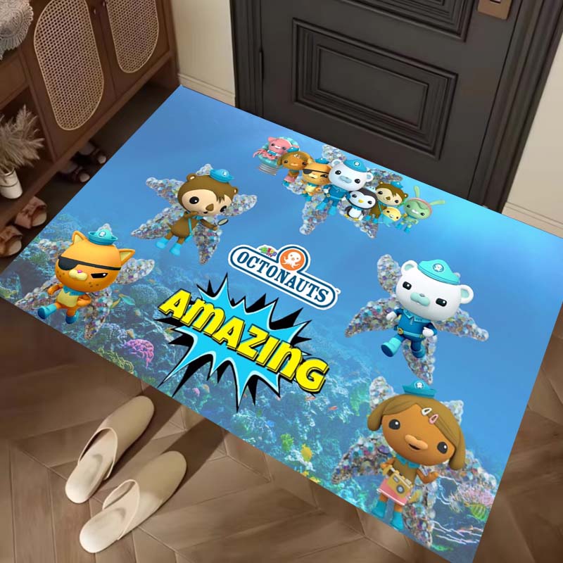 Octonauts Game Room Non-slip Mats Are Also Suitable for Men's Bedrooms, Living Rooms, Sofas, and Other Places, and Are Washable,