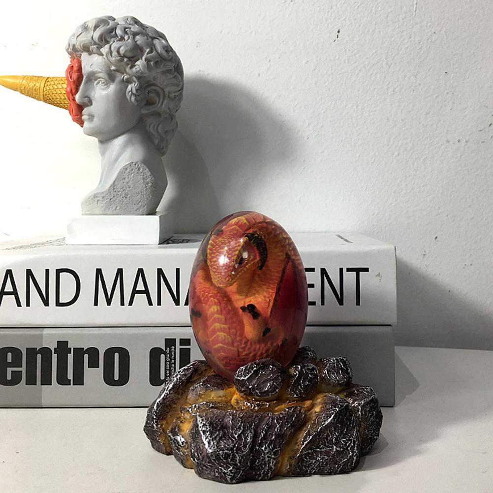 

Яйца дракона Саурса, светящиеся смоляные лавовые яйца Саурса, украшения для дома, коллекции и подарки для друзей Type 2