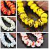 10pcs 13x8mm Rondelle Handmade Lampwork Glass Loose Spacer Beads For Jewelry Making DIY Crafts Accessories