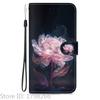 Elegante Portafoglio Colorato con Fiore Custodia per Telefono per Samsung Galaxy A27 5G SM-A276 A 27 Copertura in Pelle Flip Magnetica Carino Modello 3D Capa