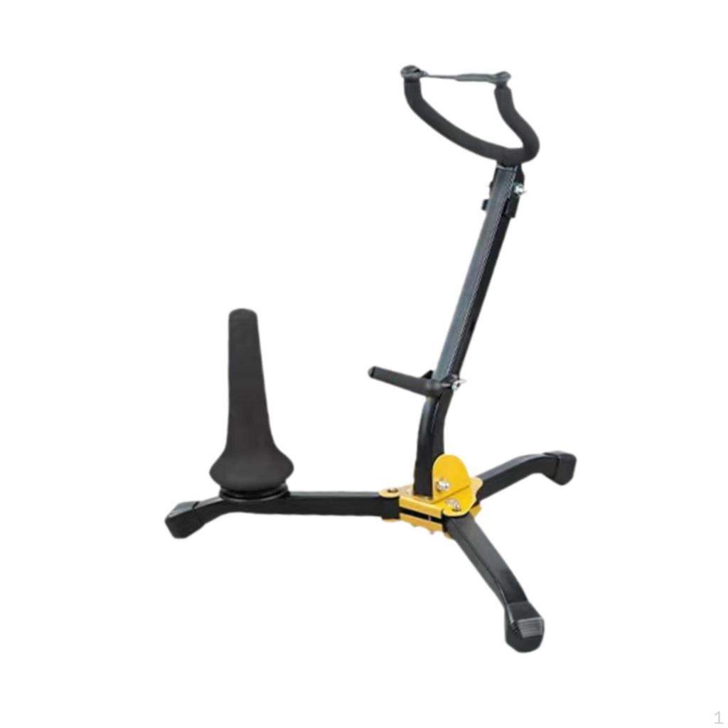 Foldable Saxophone Stand, Alto Tenor Sax Portable Lightweight Holder, Tripod Stand
