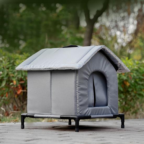 Venkovní kočičí bouda Větruodolná Vodotěsná Útulný kočičí úkryt Snadná montáž Teplý izolovaný úkryt