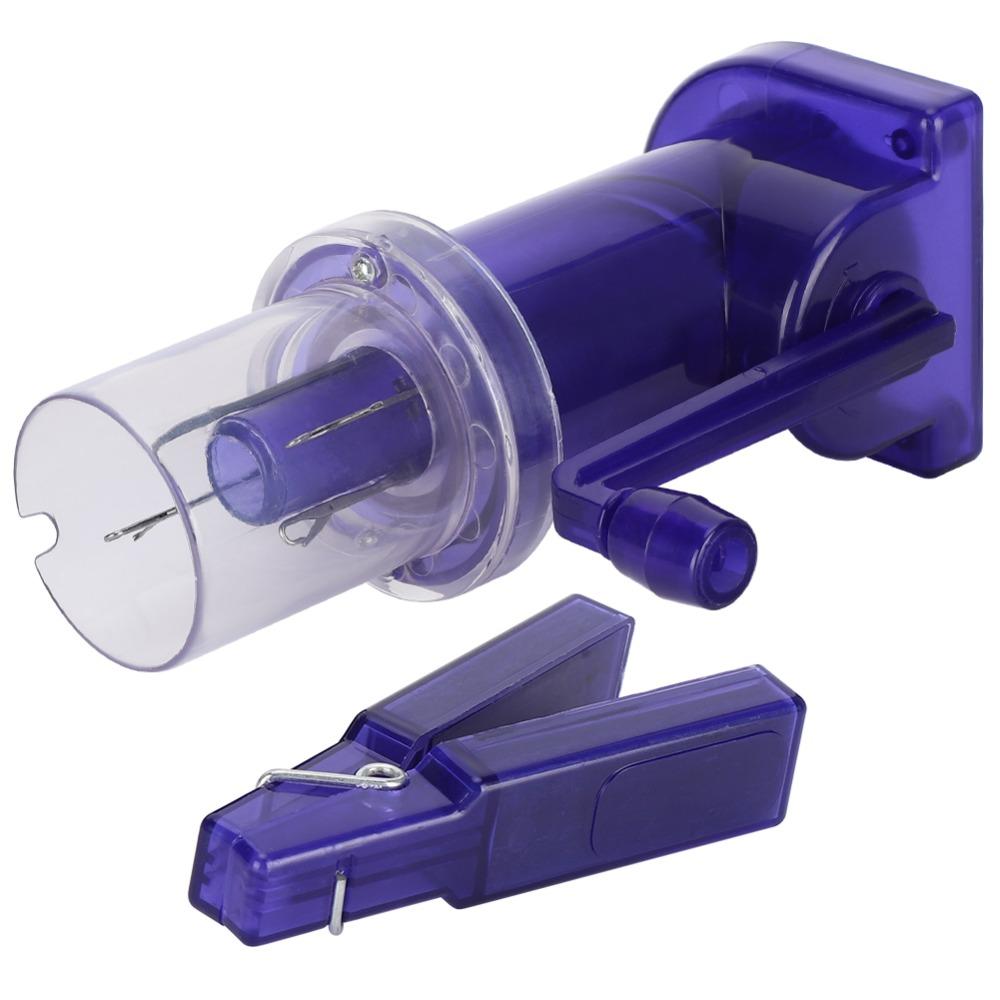 Mini Hand Knitting Machine Purple Cord Knitting Machine Braiding Thread Device  Household Use