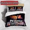 3pcs Duvet Cover Set (1*Duvet Cover + 2*Pillowcase, Without Core), Custom Name Bring Me the Horizon Pattern Bedding Set, Home Bedroom Decor Gift