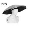 69CM UV Protection Umbrella Hat Hands-Free Sun Blocking Umbrella Hat with Elastic Headband Waterproof Kids Adults Outdoor Fishing Folding Umbrella