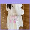Childrens Cute Princess Crossbody Bag With Pearl Embellishments For Daily Use