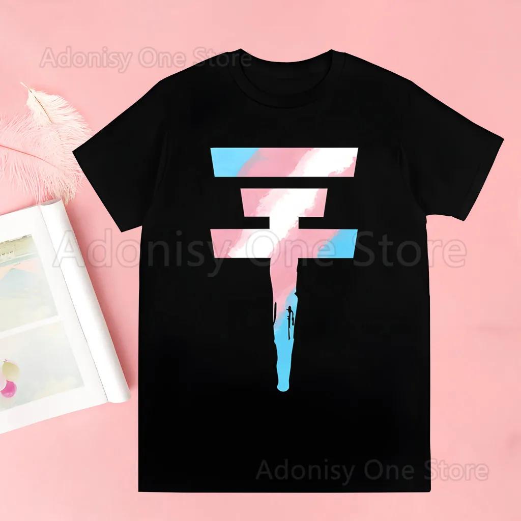Rocková kapela Tokio Hotel Hudba Harajuku Potisk Unisex Tričko Unisex Ležérní košile Krátký rukáv Unisex Tričko Grafický potisk