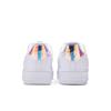 Nike Air Force 1 LV8 Grade School 'Digital Swoosh' (Unisex) White / Multi-Color / Black Kids' Skateboarding Shoes CW1577 100