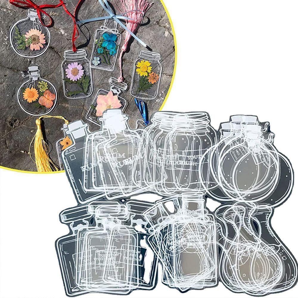 Flower Bookmark Maker Herbarium Bookmarks Flower Page Bookmark Pressed Flower Bookmark Transparent Dried Flower Bookmarks