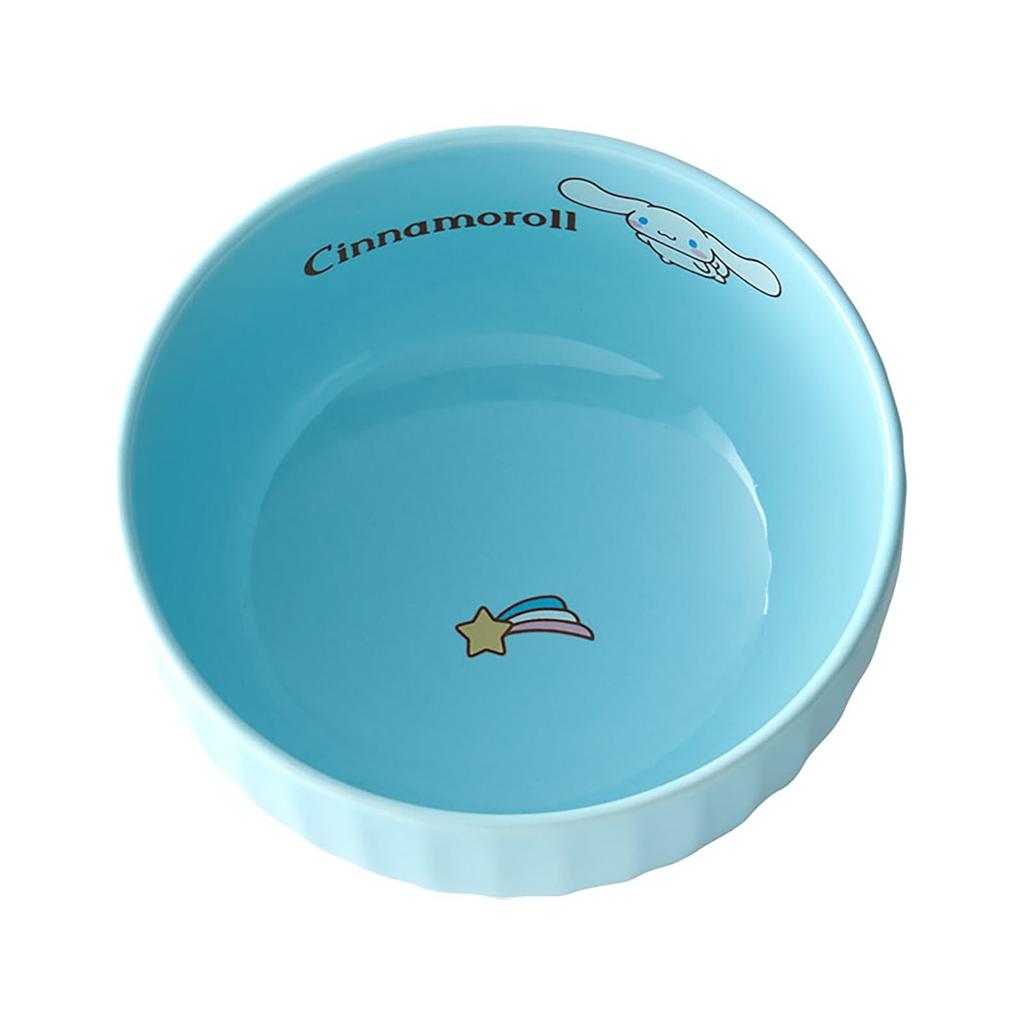 Sanrio Ceramic Rice and Dryer 358657 Bowl, Cinnamoroll, Microwave, Dishwasher, Safe,