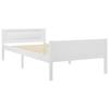 VidaXL Bed Frames Solid Pine Wood White 90x200 Cm