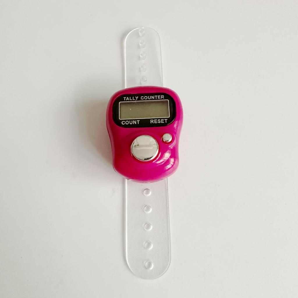 Mini Stitch Marker And Row Finger Counter LCD Electronic Digital Tally Counter For Sewing Knitting Weave Tool Key Number Count 1