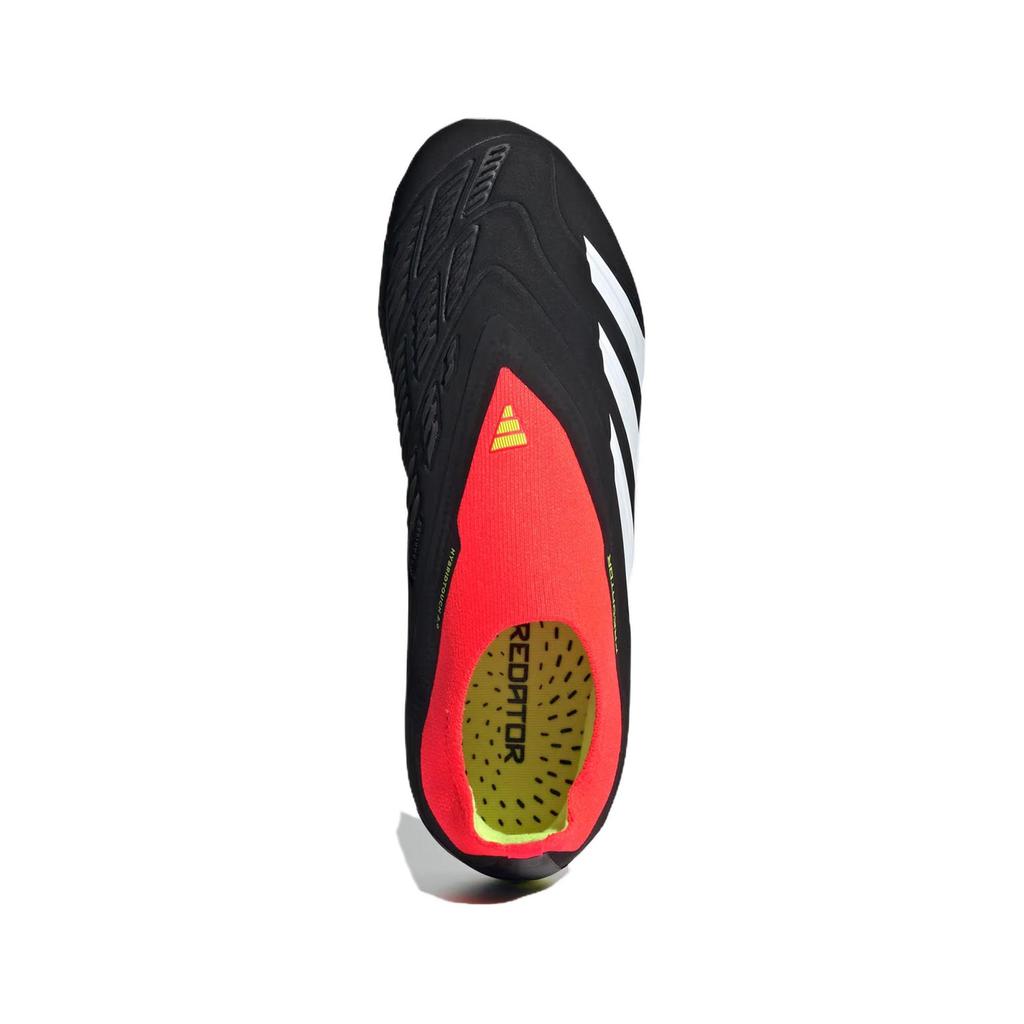 adidas Predator 24+ Laceless FG Core Black Cloud White Solar Red GS IG7753