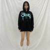 European and American Street Fashion Retro Letter Embroidered Hoodie
