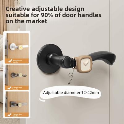 2pcs Durable Silicone Door Stopper Watch Shape Mute Door Handle Bumper Practical Anti-Shock Wall Protector Home Decoration
