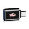 1PCS Car Usb Type C Cable Converter Charging Adapter Car Accessories For Kia Rio Ceed Sportage Cerato Soul Sorento K2 K5 Flip