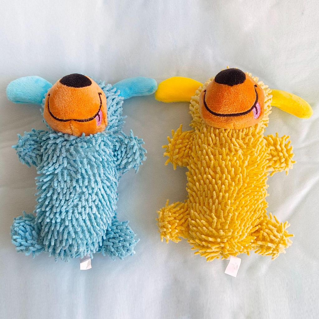 Plush Dog Teething Toy with Sound - Small, Medium, Large Breeds