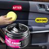 Automotive Interior Polishing Paste - 50g, Car Care Kit for Plastic & Leather, Black Tire Gloss Wax, Refurbishing Cream