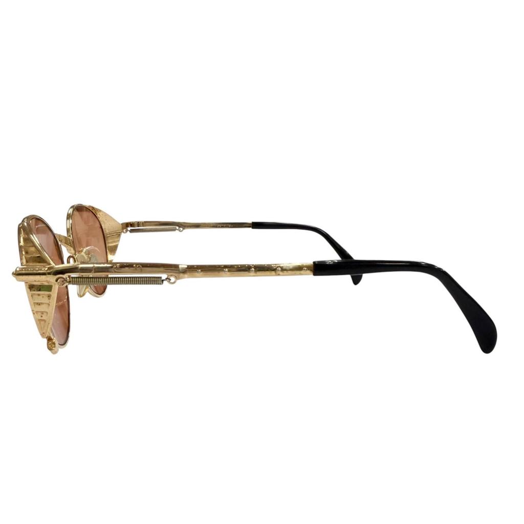 Very Good JEAN-PAUL GAULTIER sunglasses gold mens 56-4174 Used