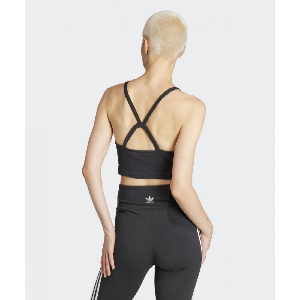 adidas 3s Crop Top Black Iu2405