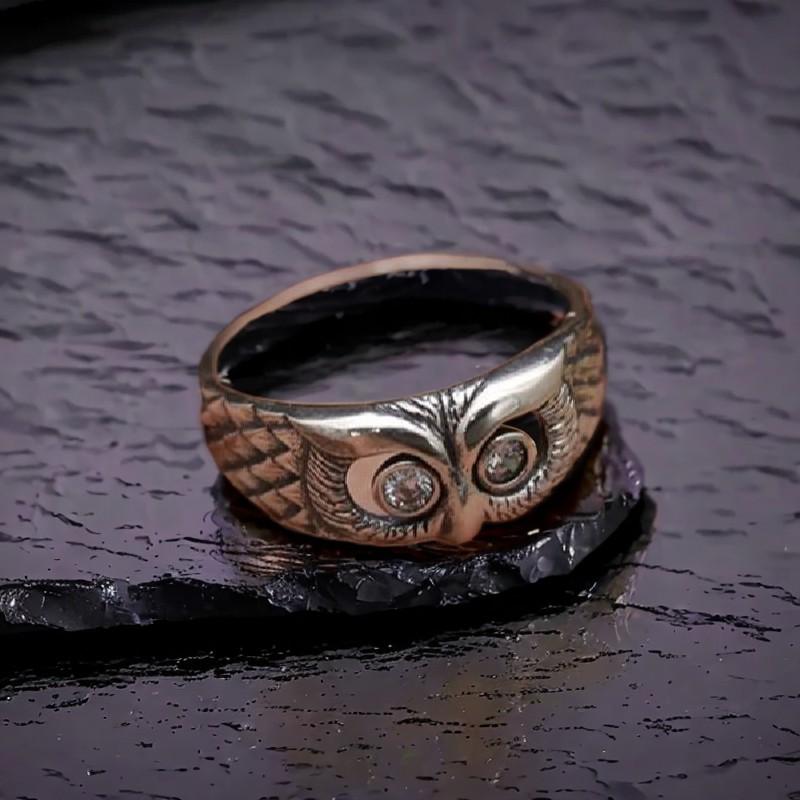 2026 New S925 Vintage Thai Silver Owl Ring With European And American Animal Totem Eagle Head Ring For Women