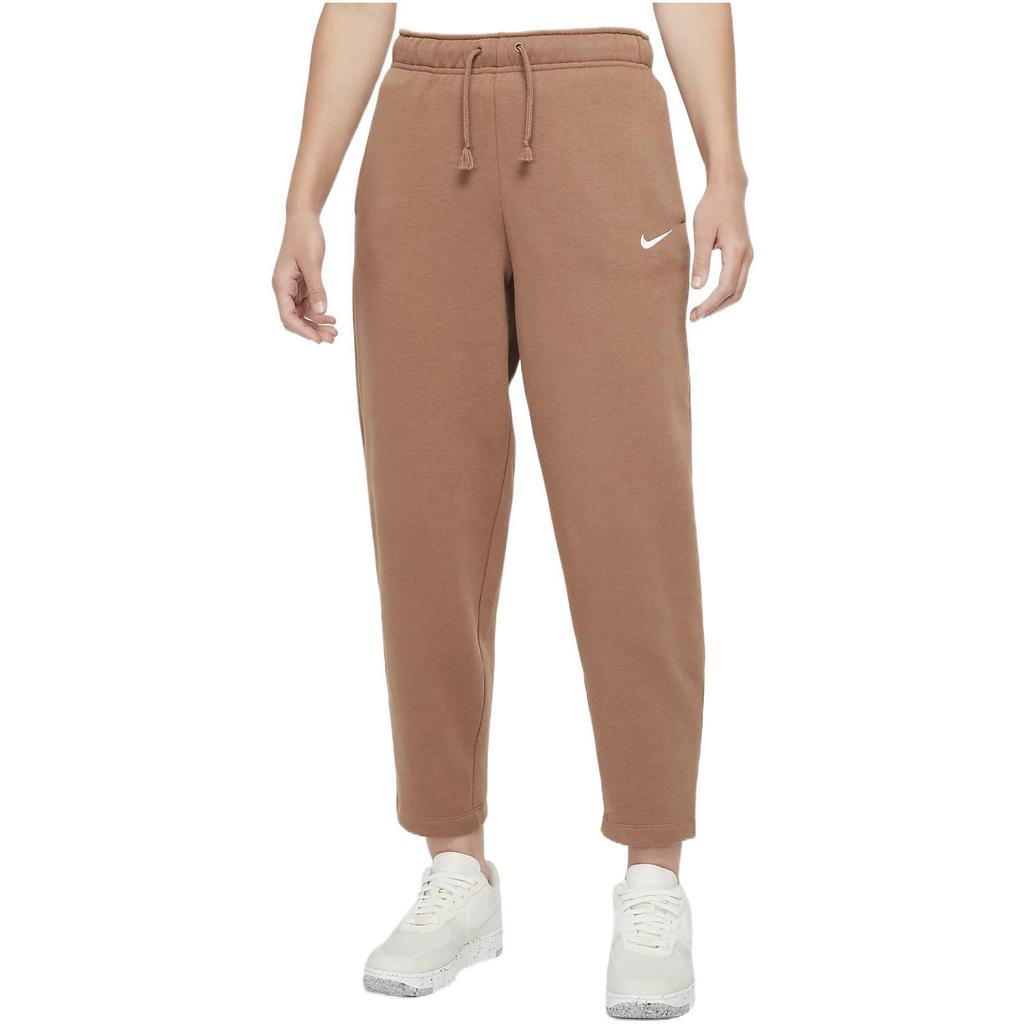 Nike Sportbekleidung Kollektion Essentials Curve Fleece Lässige Cropped-Hose Damen Unterteile Kupfer DD5637-256