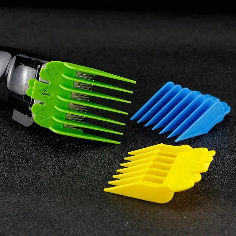 10Pcs  Fashion Men Hair Clipper Limit Comb Salon Barber Cutting Guide Replacement Attachment Hair Trimmer Styling Tools