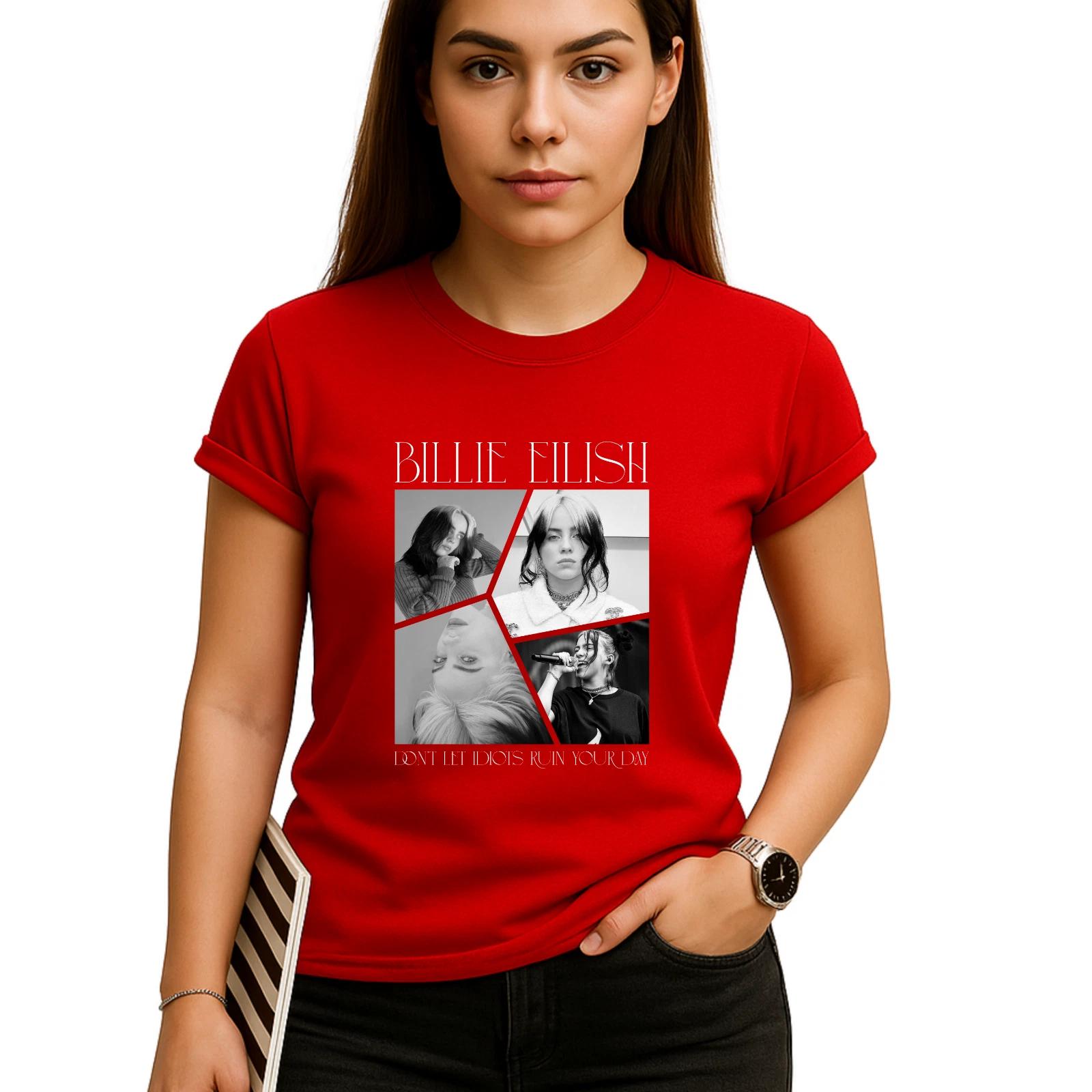BenberFashion Nieuw Billie Eilish Tour 2025 T-shirt Perfect Muziekcadeau Billie Eilish Bootleg T-shirt High-end Luxe Is voor Zowel Mannen als Vrouwen Top Y2k S