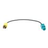 1pcs For Mercedes-Benz Rear View Camera Adapter Cable Fakra to RCA Connector Reversing Line Car Rear Sight Conversion Wire